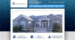 Desktop Screenshot of deibler-insurance.com
